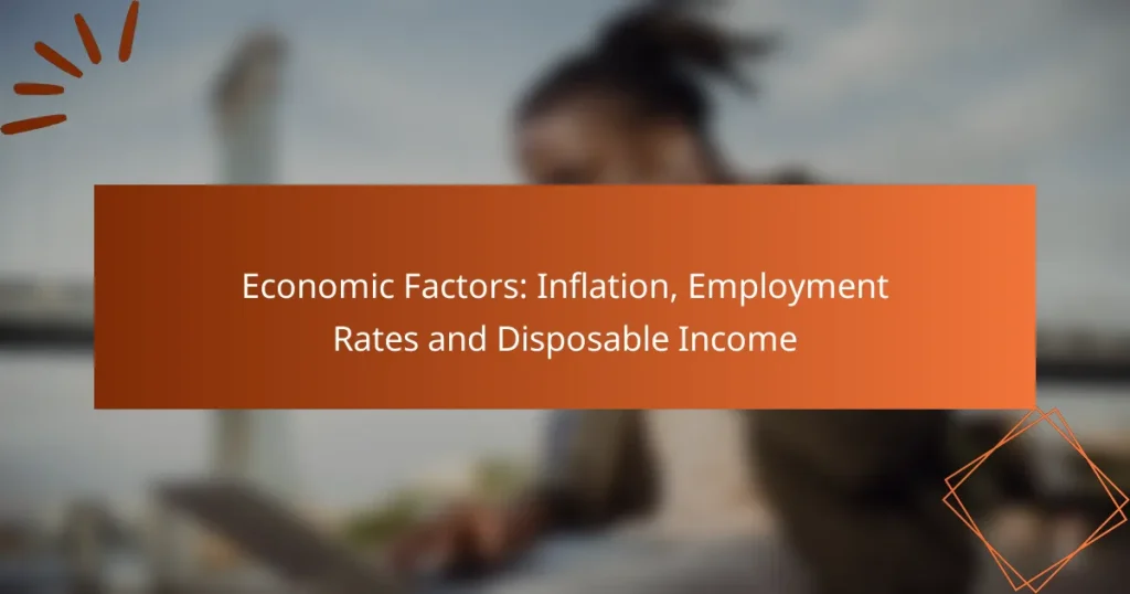 Economic Factors: Inflation, Employment Rates and Disposable Income