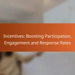 Incentives: Boosting Participation, Engagement and Response Rates