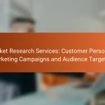 Market Research Services: Customer Personas, Marketing Campaigns and Audience Targeting