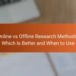 Online vs Offline Research Methods: Which Is Better and When to Use