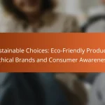 Sustainable Choices: Eco-Friendly Products, Ethical Brands and Consumer Awareness